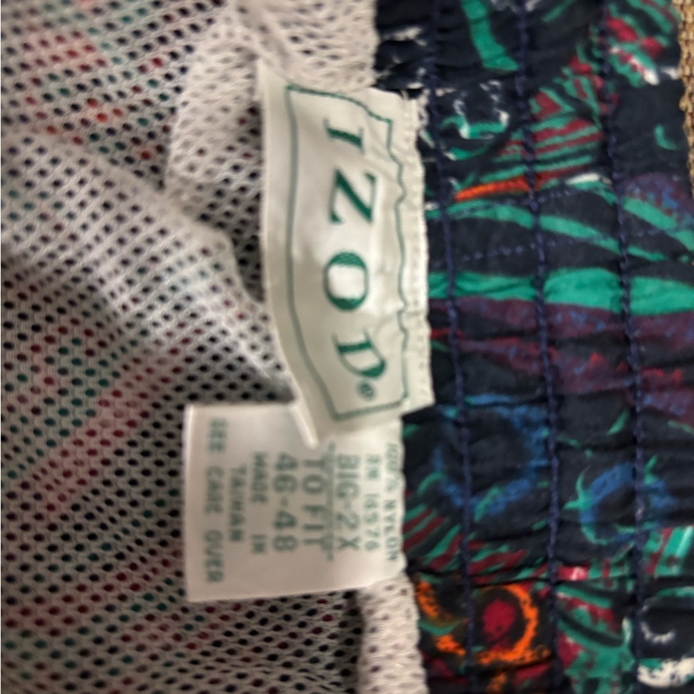 Izod Multicolor Patterned Swim Trunks - image 2